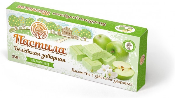 №1 Заварная пастила "Яблочная" 250г  в Пскове