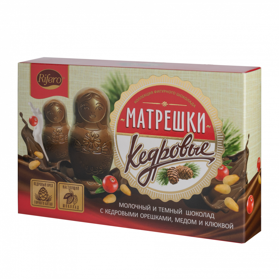  Риф и ко Конфеты "Матрёшки кедровые" 100г           в Пскове